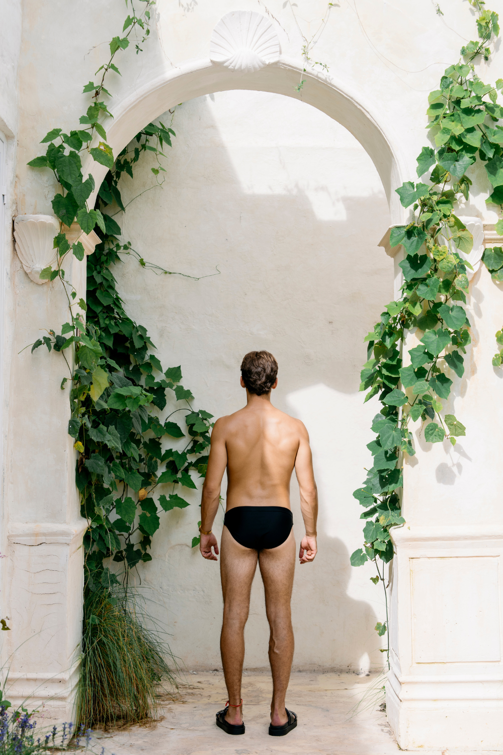 Henri ECO Contrast Brief - Black & White