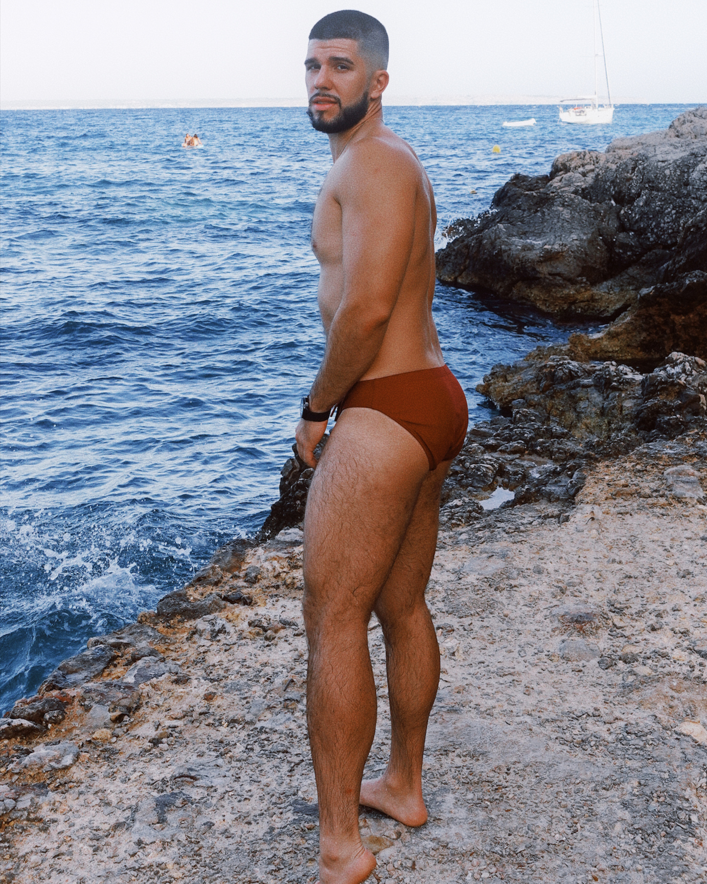 Manuel Swim Brief - Maroon