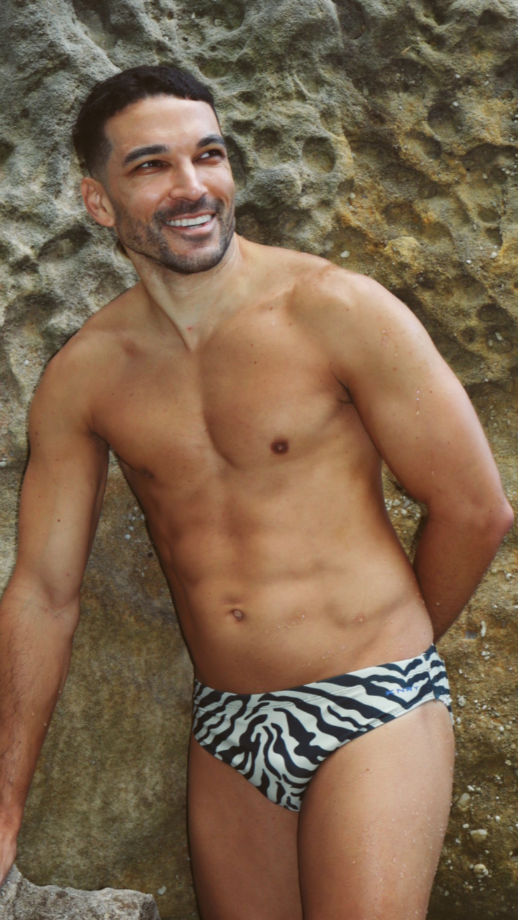 Donatello Brief - Zebra Print