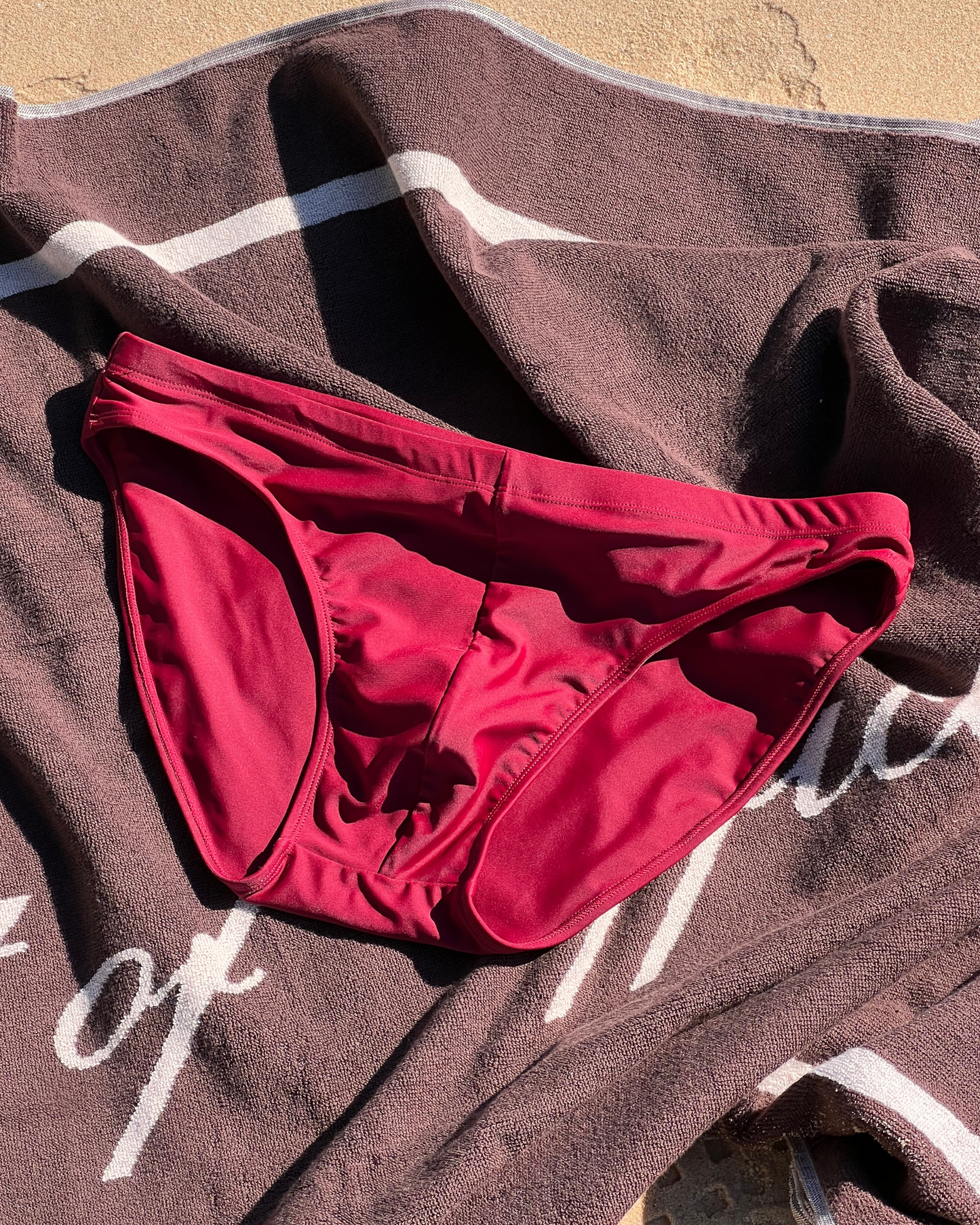 Manuel Swim Brief - Maroon