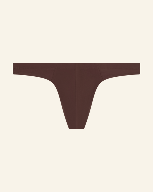 Javier Swim Thong - Coconut Brown