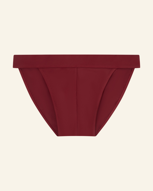 Brock Swim Jock Brief - Maroon