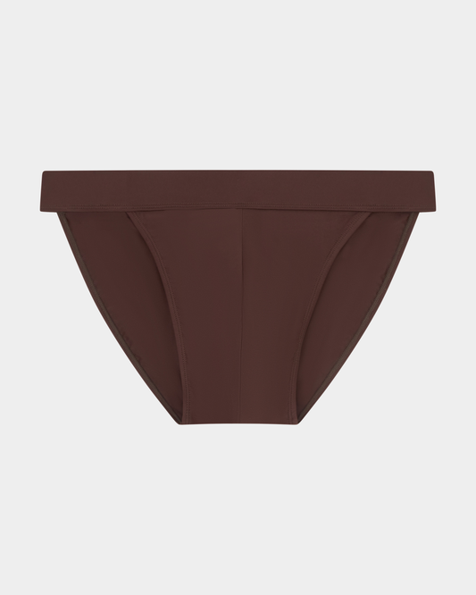 Brock Swim Jock Brief - Coconut Brown