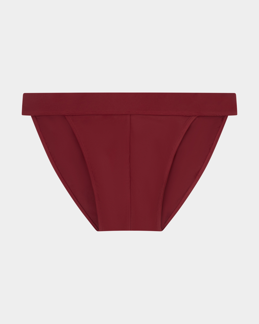 Brock Swim Jock Brief - Maroon