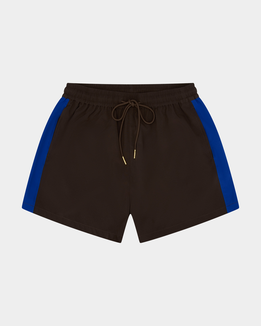 Pascal Brown/Blue contrast Short